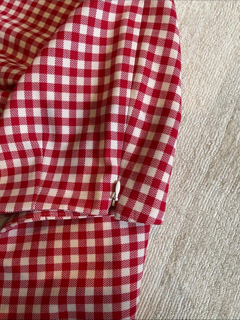 Sezane Ciara Pant - Red and White Gingham - Picture 6 of 6